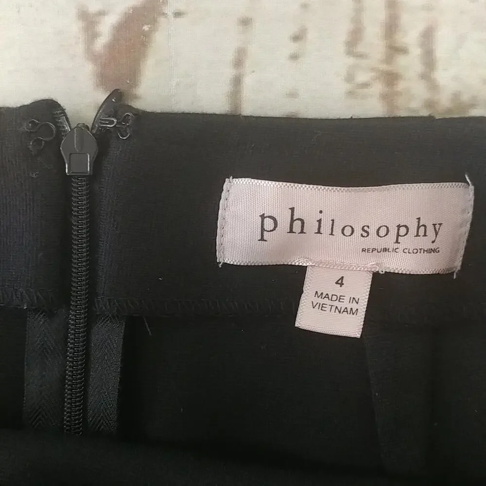 Philosophy‎ Skirt Black Size 4